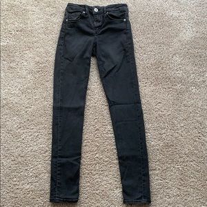 Washed Black Skinny Jeans